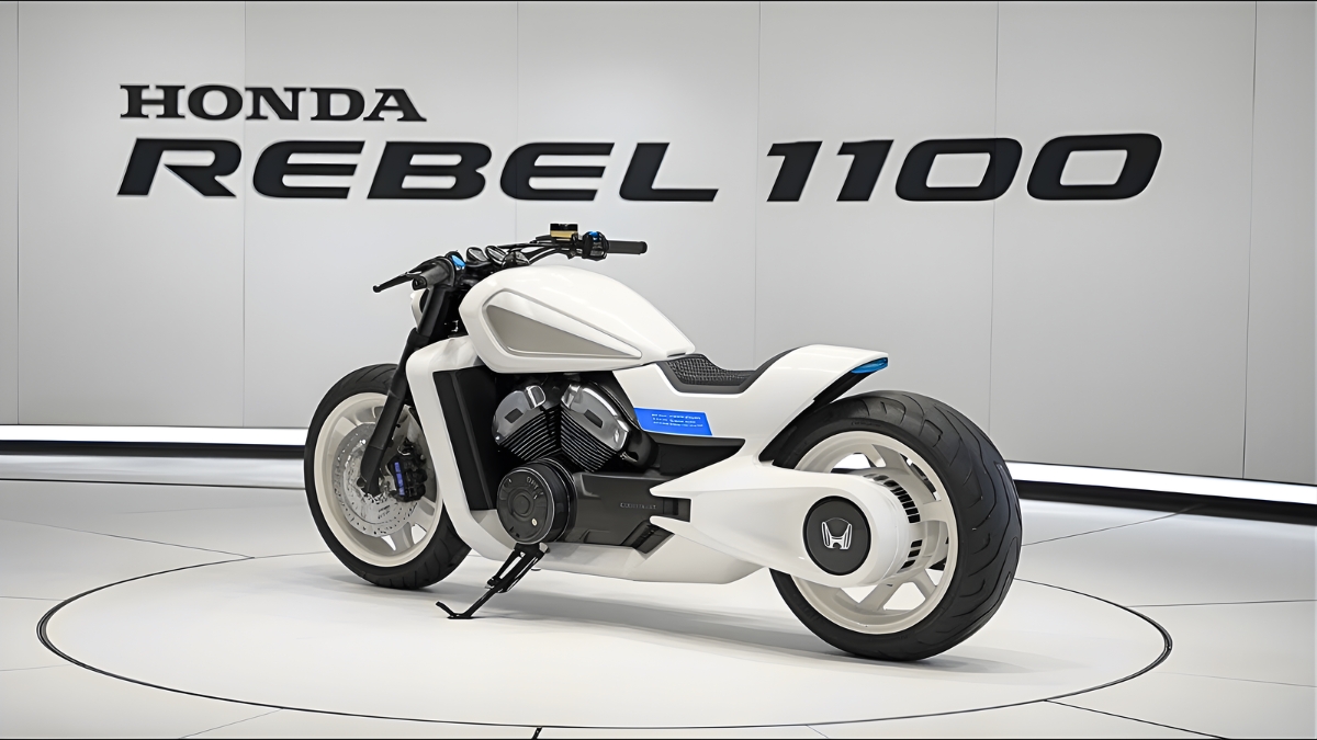 Honda Rebel 1100 Concepto: Motocicleta Custom Moderna con Diseño Agresivo y Estilo Minimalista