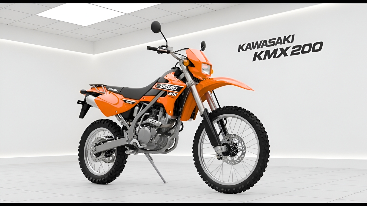 Kawasaki KMX 200 2026: La Mejor Moto de Aventura, Fuerte y Fácil de Manejar