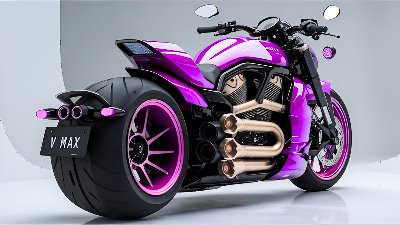 Concepto Yamaha VMAX V4 Cruiser 2026: Potencia y Estilo Futurista de Alta Gama