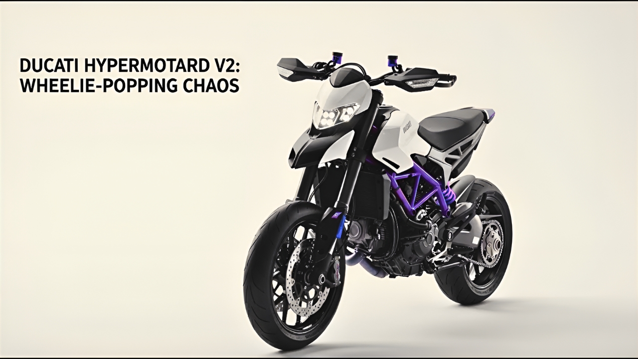 Ducati Hypermotard V2 2026: Lanzamiento Oficial de una Moto Deportiva Potente