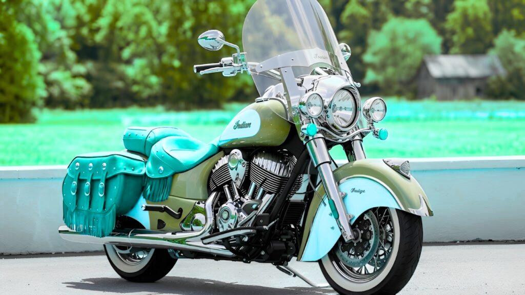 Chief Vintage: Moto Clásica con Estilo Retro, Confort Premium y Potencia Elegante