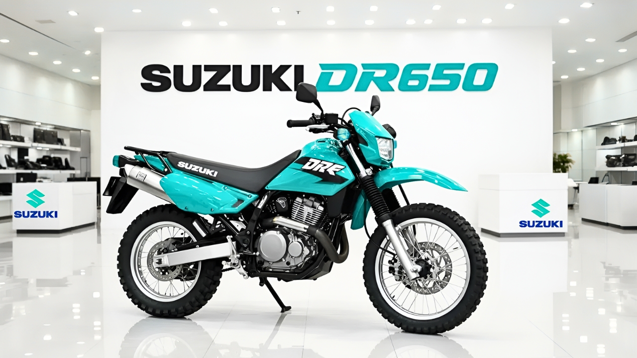 Suzuki DR650 Dual-Sport: Moto Versátil para Carretera y Off-Road con Motor Confiable y Gran Rendimiento Todo Terreno