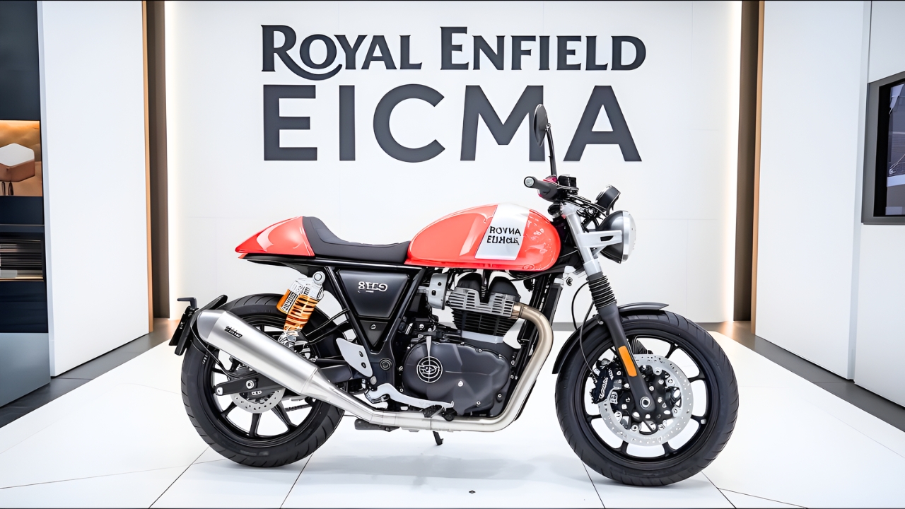 Royal Enfield Continental GT 650 en EICMA: la café racer moderna que combina estilo clásico, motor bicilíndrico y diseño que enamora
